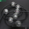 Transparente direccionable dmx512 esfera programable led bola mágica dmx colgante de luz led